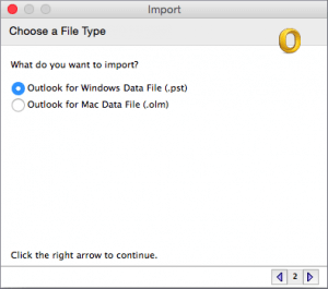 outlook for mac 2015 pst