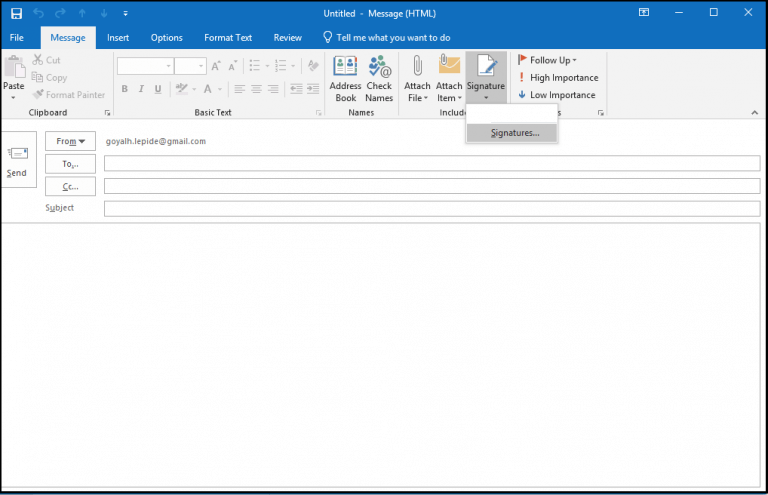 How Do I Add A Signature On Outlook Email Pleunit