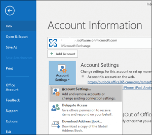 Steps to manually configure a Microsoft 365 account in Outlook