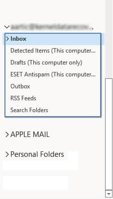 delete items fro inbox