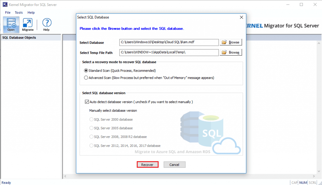 Step-by-step Procedure To Migrate SQL Database To Azure SQL