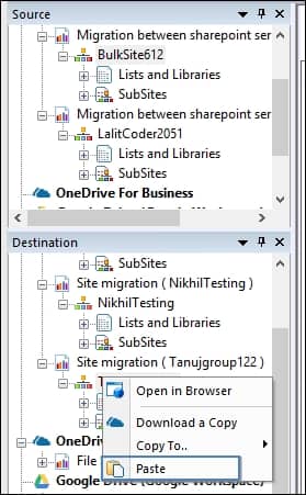 right click on the SharePoint Server