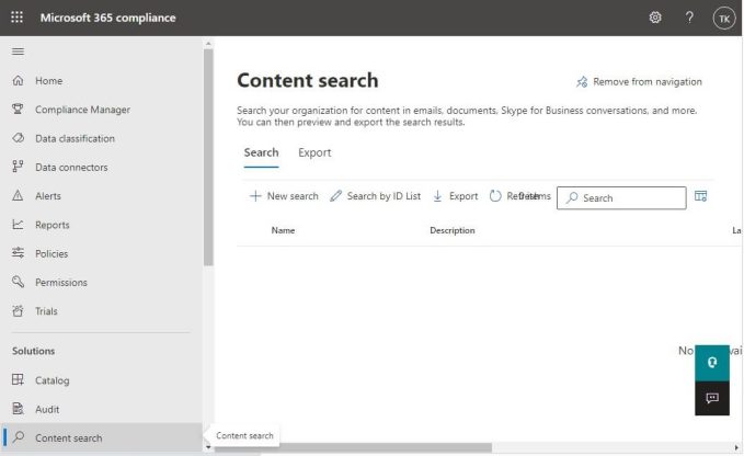 How to search for content in Office 365?