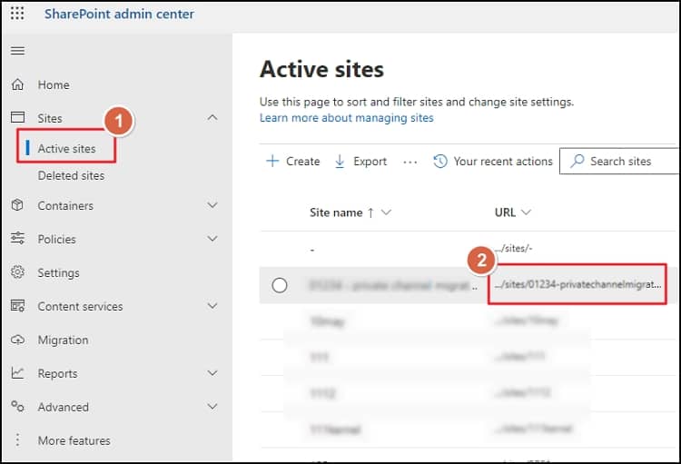 Login to SharePoint using the Administrator credentials and go to Active Sites