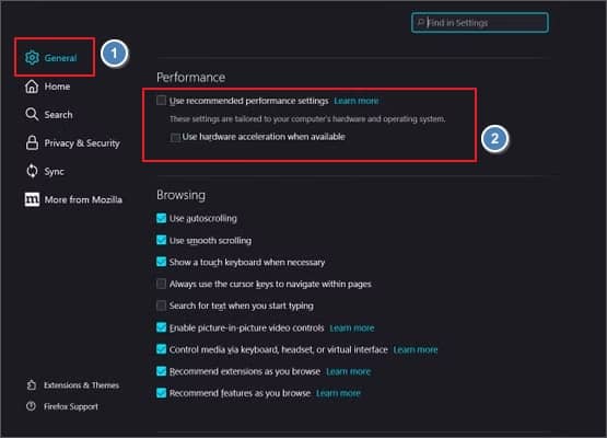 go to performance and uncheck both opttion