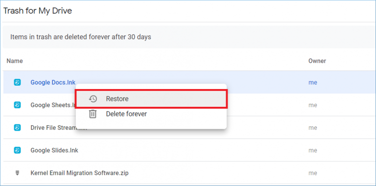 Methods to Recover Deleted Files from Google Drive