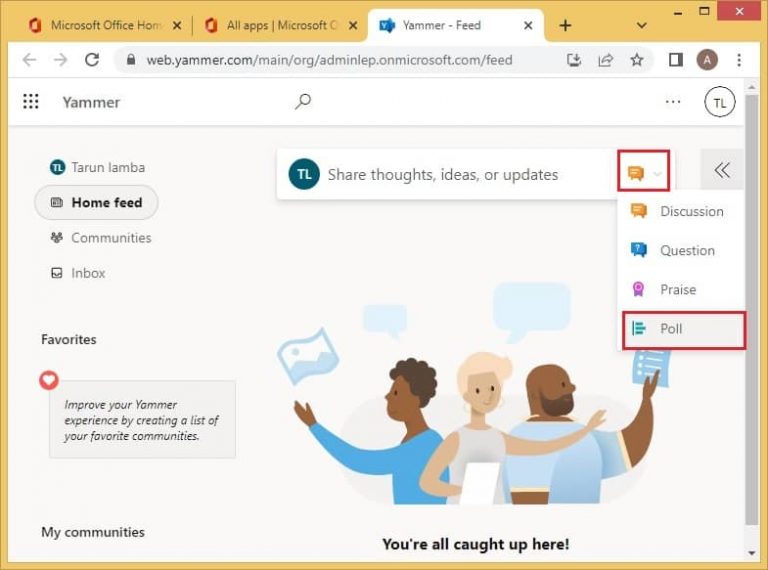 Easy ways to create a Poll in Microsoft 365