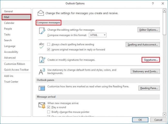 How to create an HTML signature in Outlook