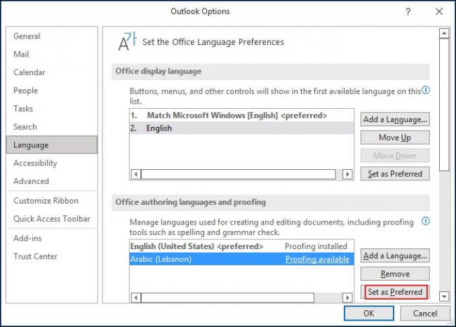 steps-to-change-default-language-in-outlook