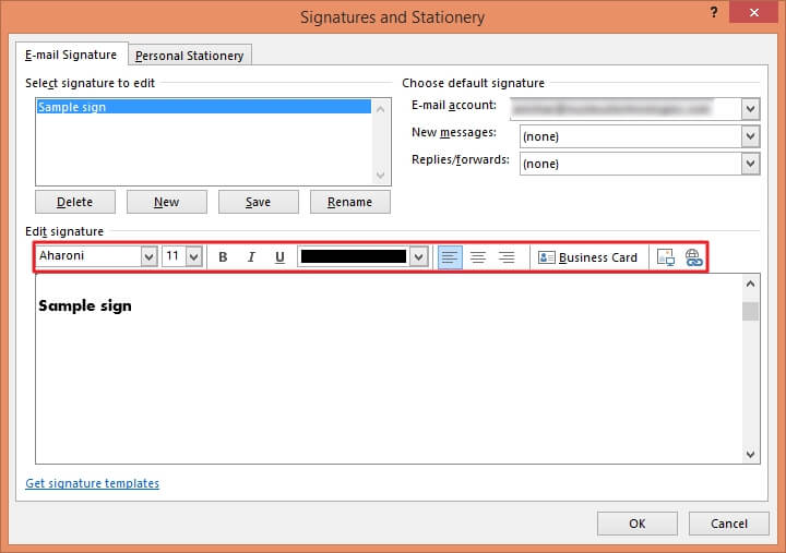 How To Create An HTML Signature In Outlook