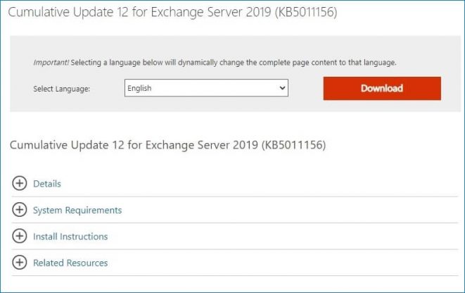 How To Install Exchange 2019/2016/2013 Cumulative Updates?