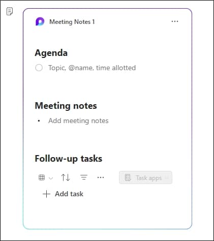 Add notes or tasks