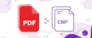 Two methods to convert PDF files to EMF format