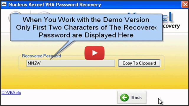 vba password recovery