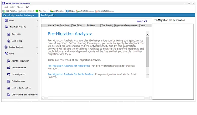 exchange pre-migration analysis