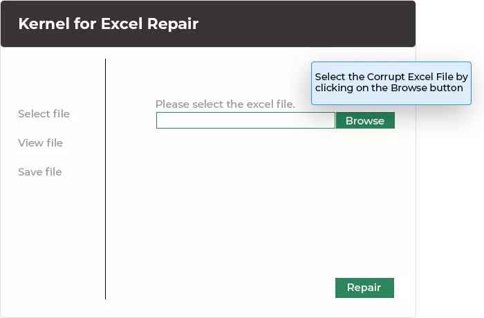 Select corrupt and inaccessible Excel files