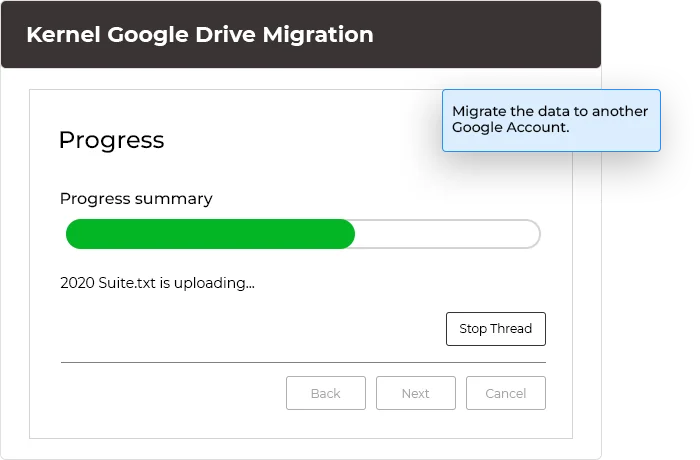 Kernel Google Drive Migration Tool