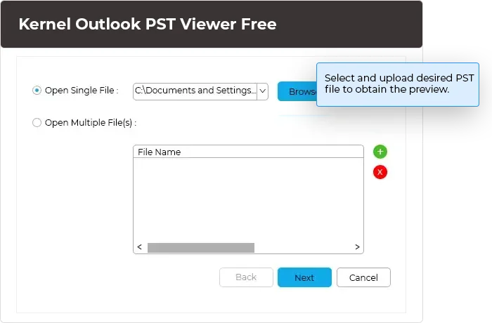 Kernel PST Viewer Tool