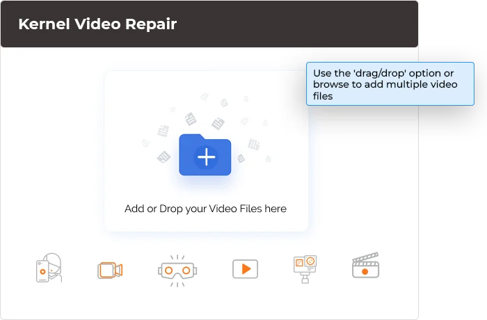 Add video files to repair