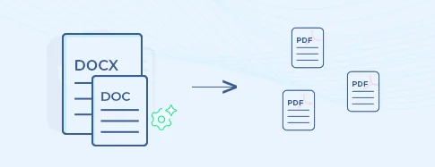 Convert Microsoft Word documents (DOCX, DOC) to PDF