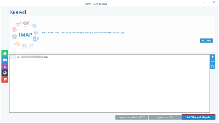 Set Filter and Migrate