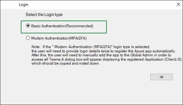Use Basic Authentication (Recommended)