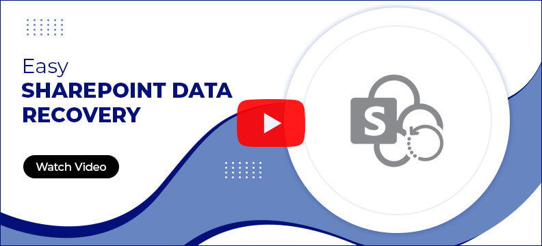 SharePoint data recovery software video