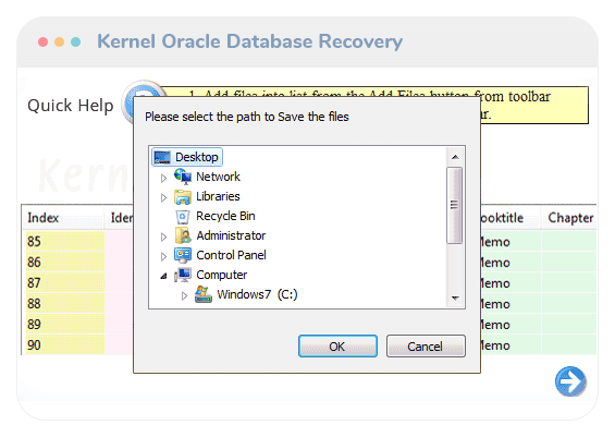 Создать dbf из oracle