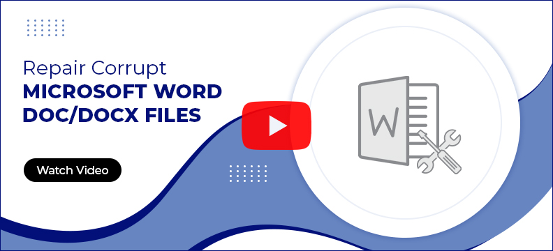 Word Repair Software Video