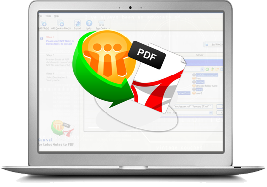 Lotus Notes to PDF converter to convert Lotus Notes files to PDF format