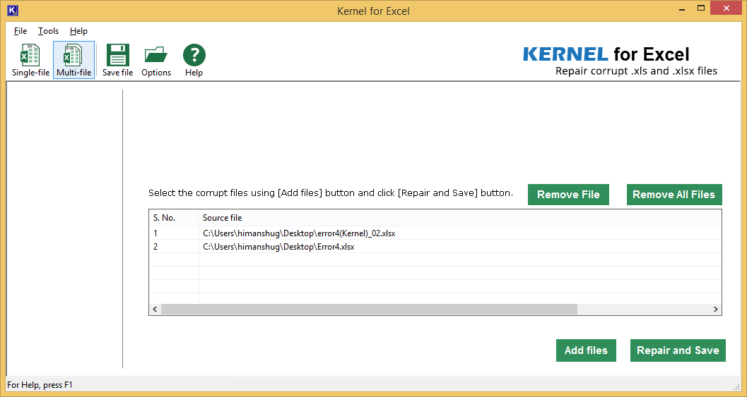 Kernel pdf repair