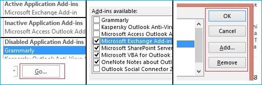 grammarly for outlook caused excel crashes