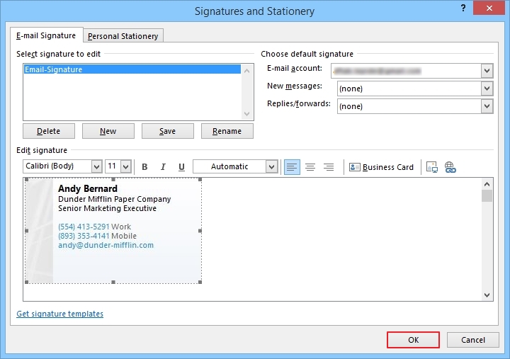 Email signatures - Use Outlook add-in - Add Outlook (client-side)  signatures
