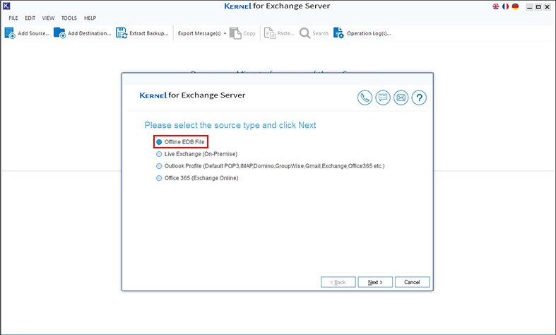 Exchange Server Data Recovery software