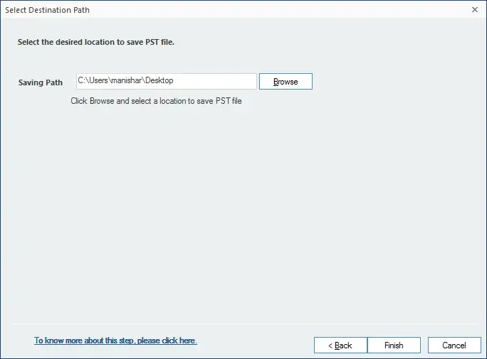 Use PST splitting option to save the data in multiple PST files.