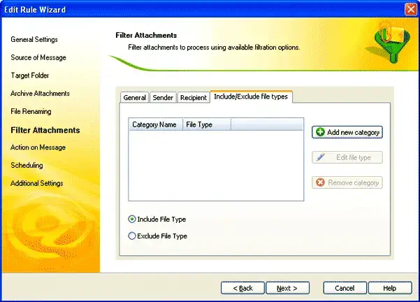 Filter the processed attachments for getting the desired outputs accurately