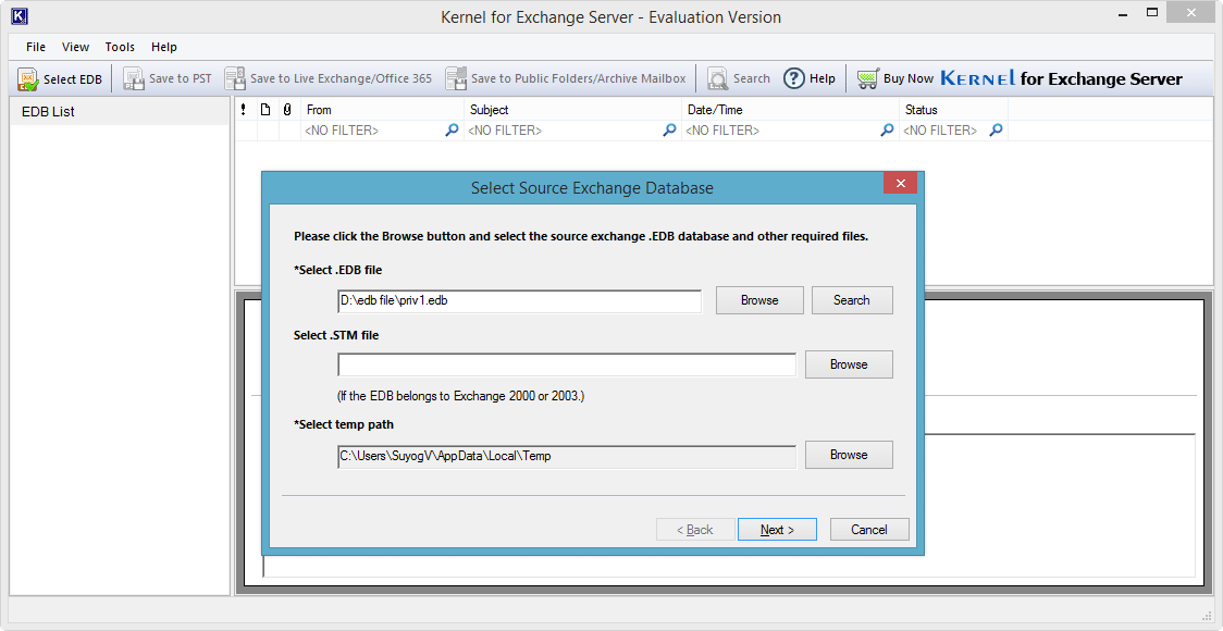 Select temp. Recovery 2007. Чем открыть файл EDB. Original Kernel for GROUPWISE to Exchange coupon.