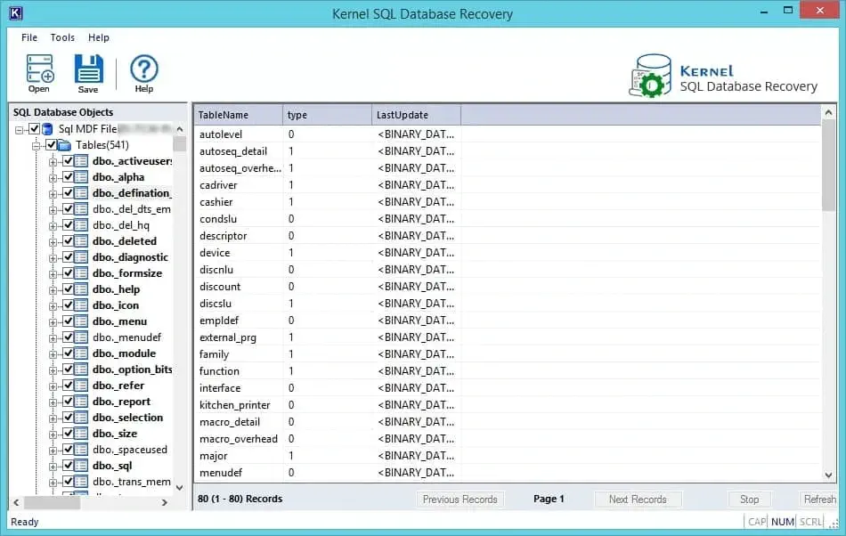 Get the clear preview of selected data.