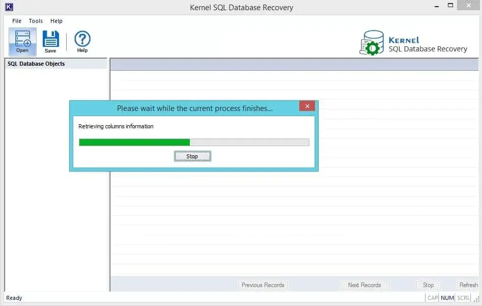 Retrieving database information