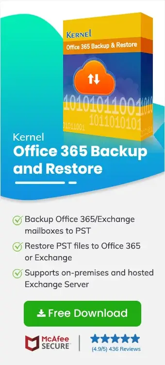 Kernel Office 365 Backup