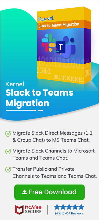 Kernel Slack to Teams Migration Tool 