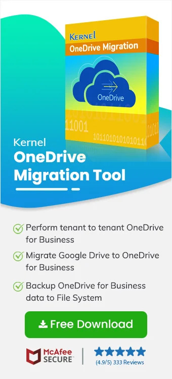 Kernel OneDrive Migration Tool