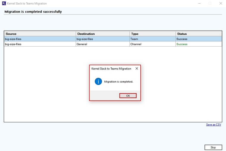 Slack conversation to channel migration is completed
